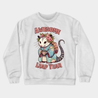 Possum Leap year Crewneck Sweatshirt